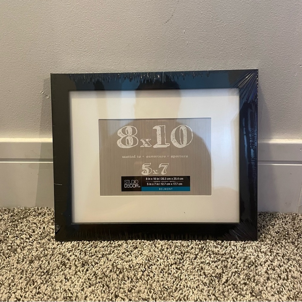 Studio Decor Black and White Modern Picture Frame